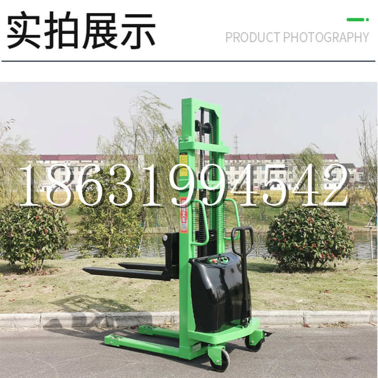 绿园区电动叉车堆高车液压铲车电瓶1吨2吨站驾步行式小型全自动叉车